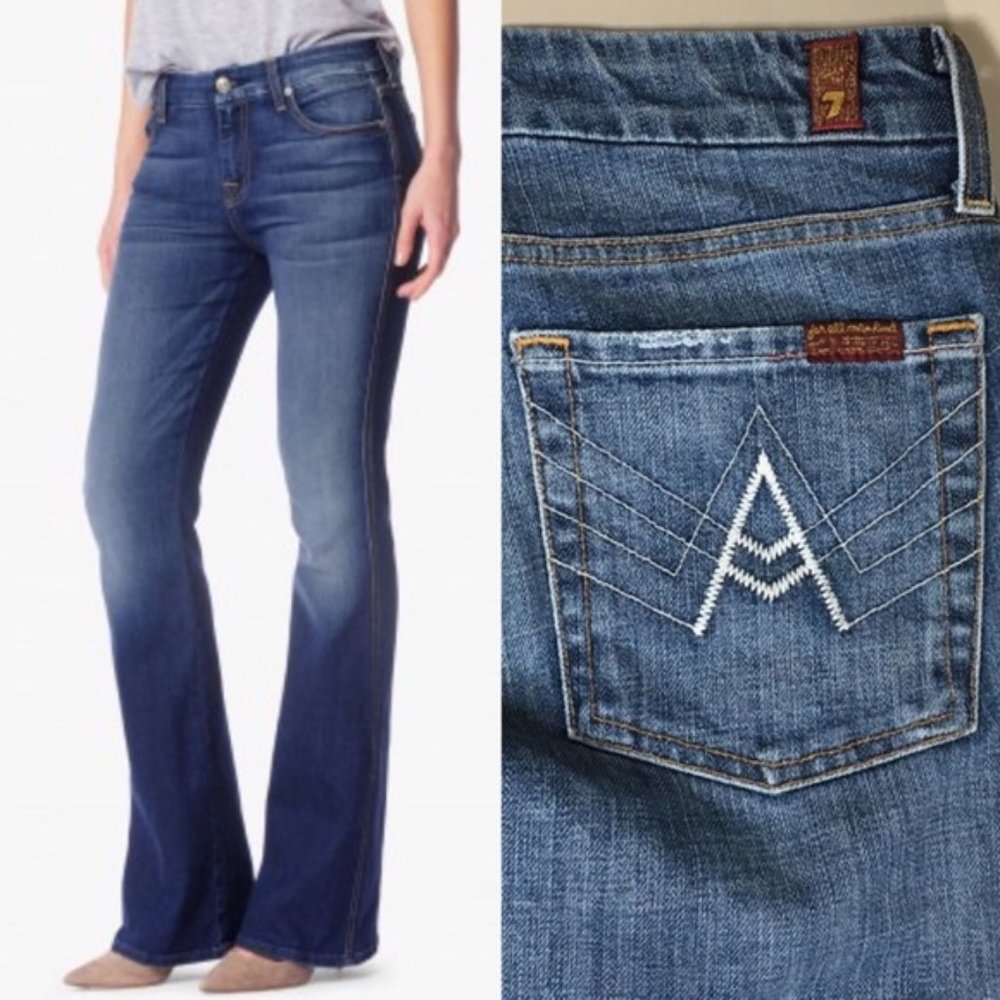 7 FOR ALL MANKIND "A" POCKET JEANS